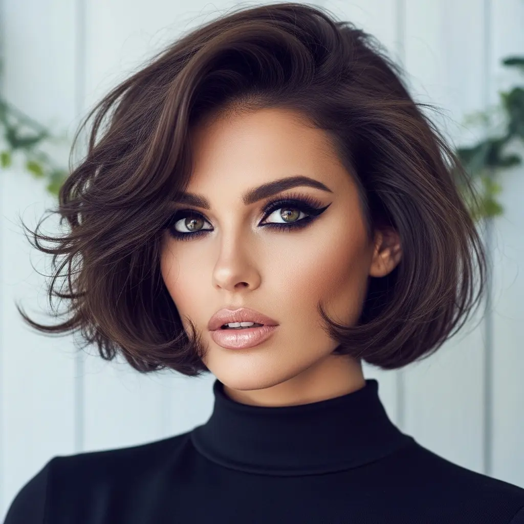 #13 Ashy Brown Jaw-Length Bob