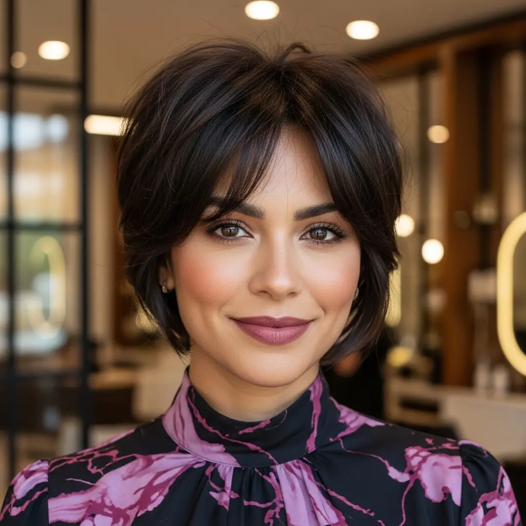 #13 Shaggy Bixie Cut with Feathered Layers