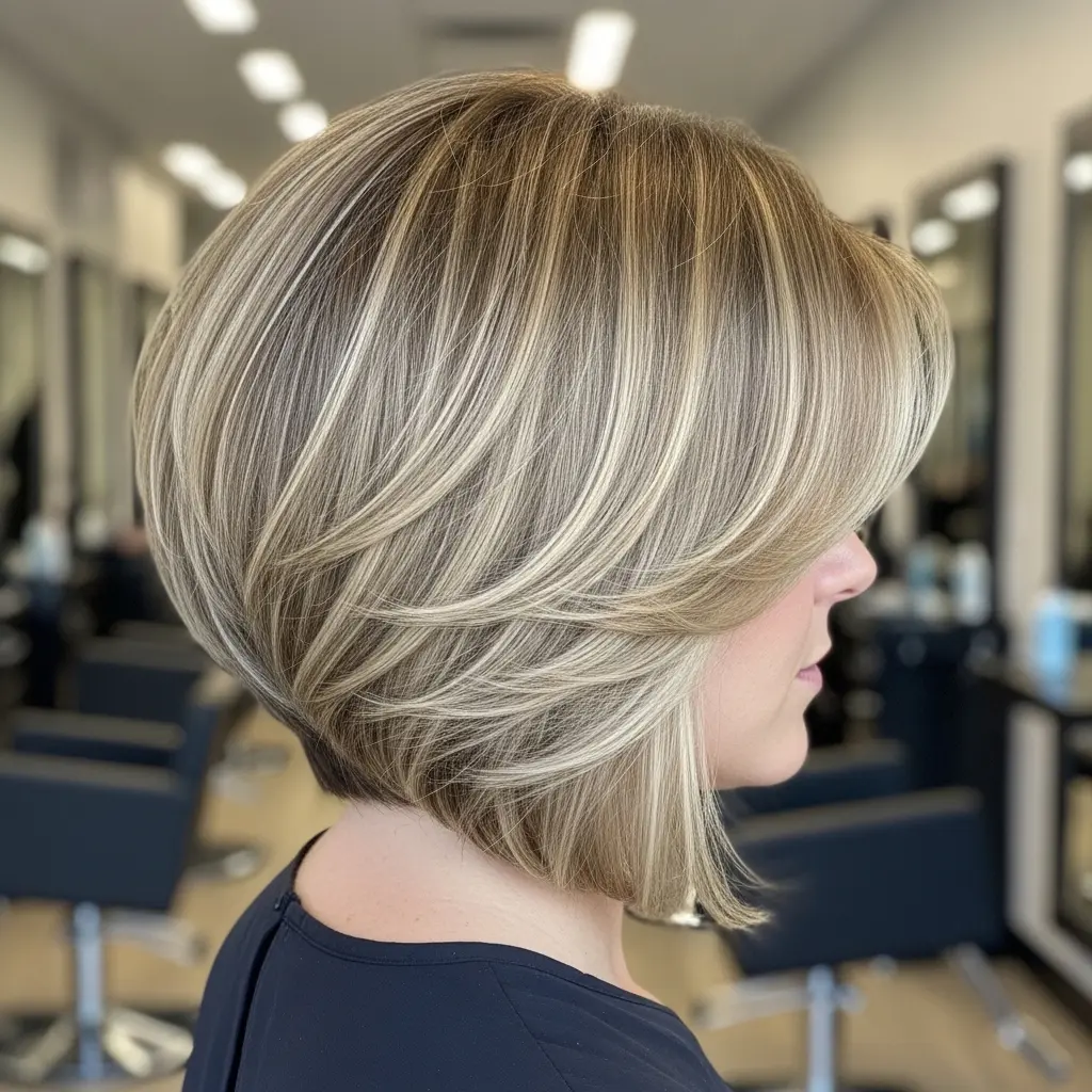 #15 Voluminous and Dimensional Stacked Bob