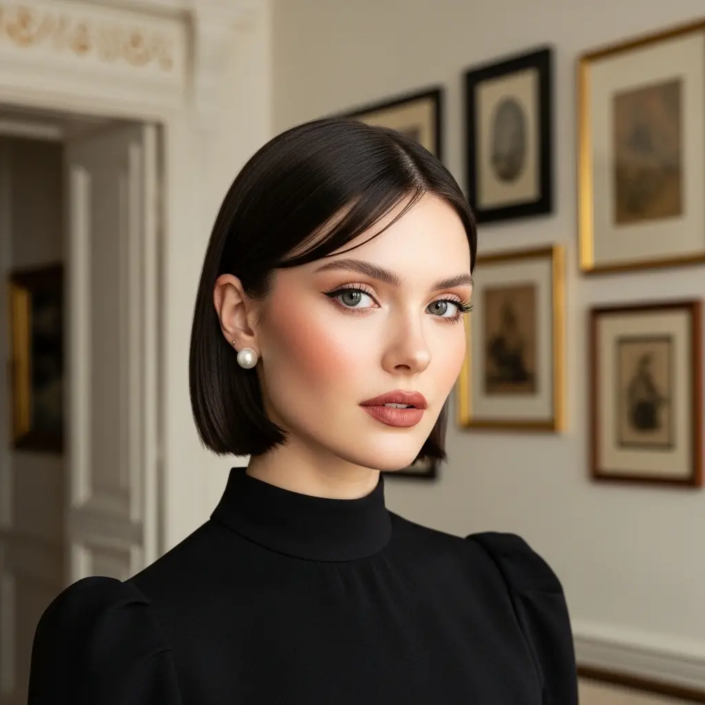 #16 French Girl Bob with Blunt Ends