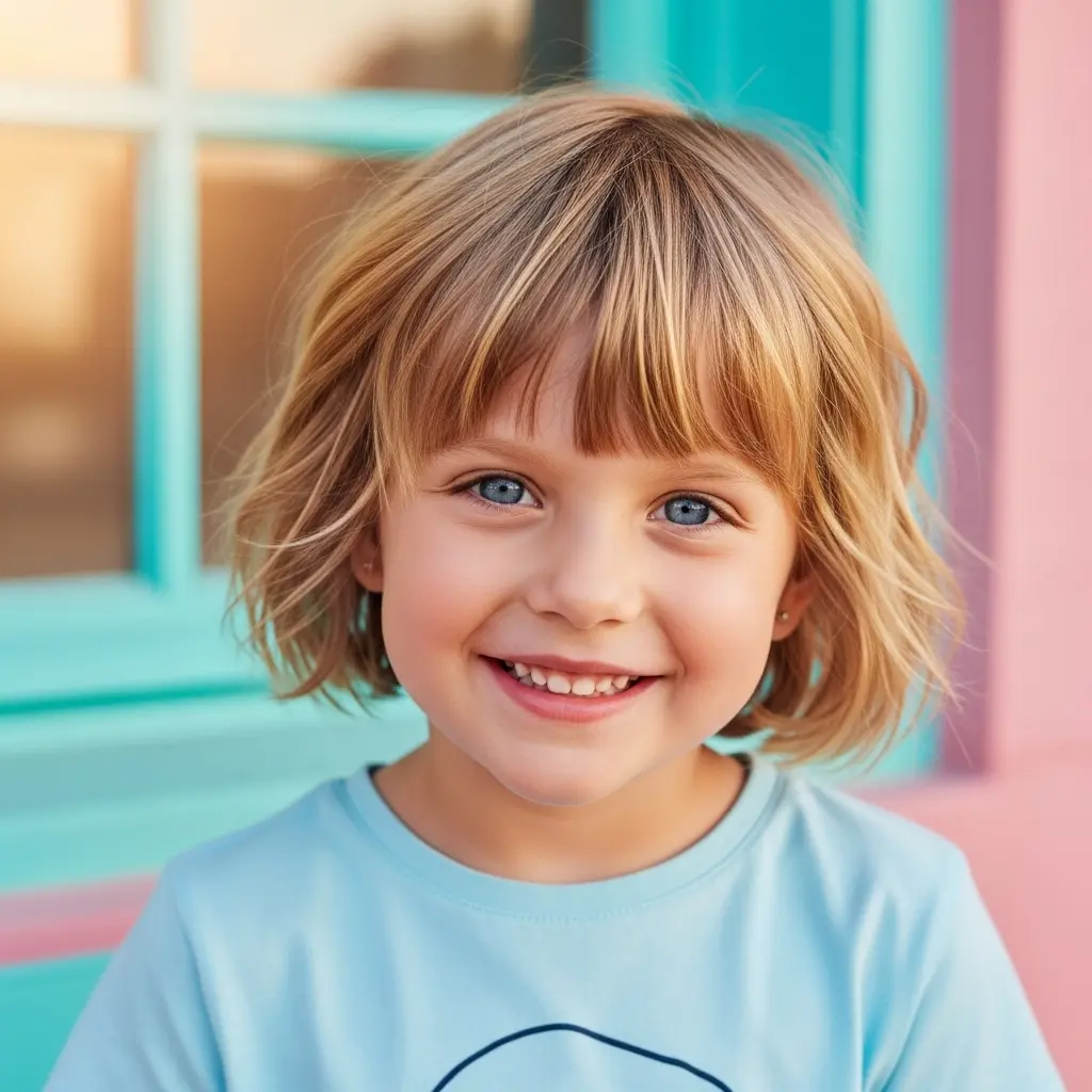 #17 Bright Summer's Sun Bob for Little Girls