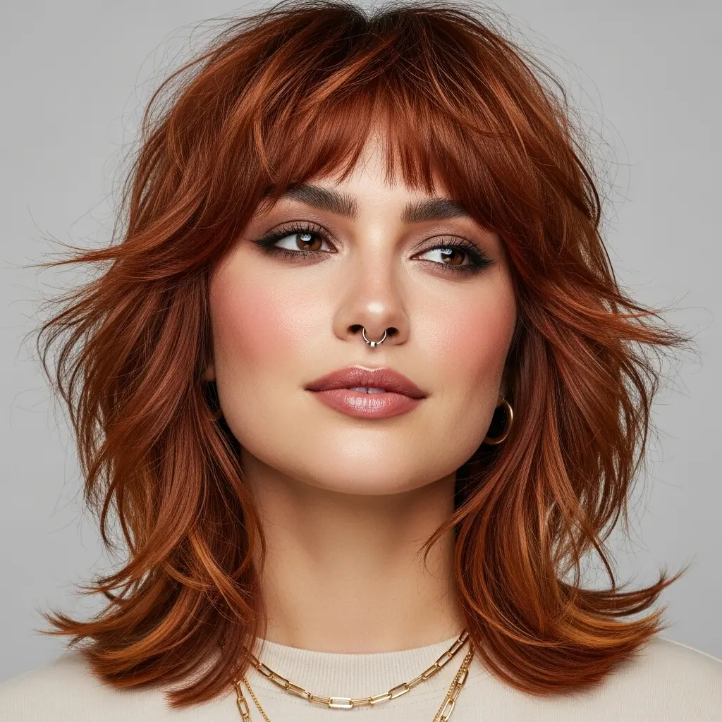 #17 70s Shag Haircut for Short Hair