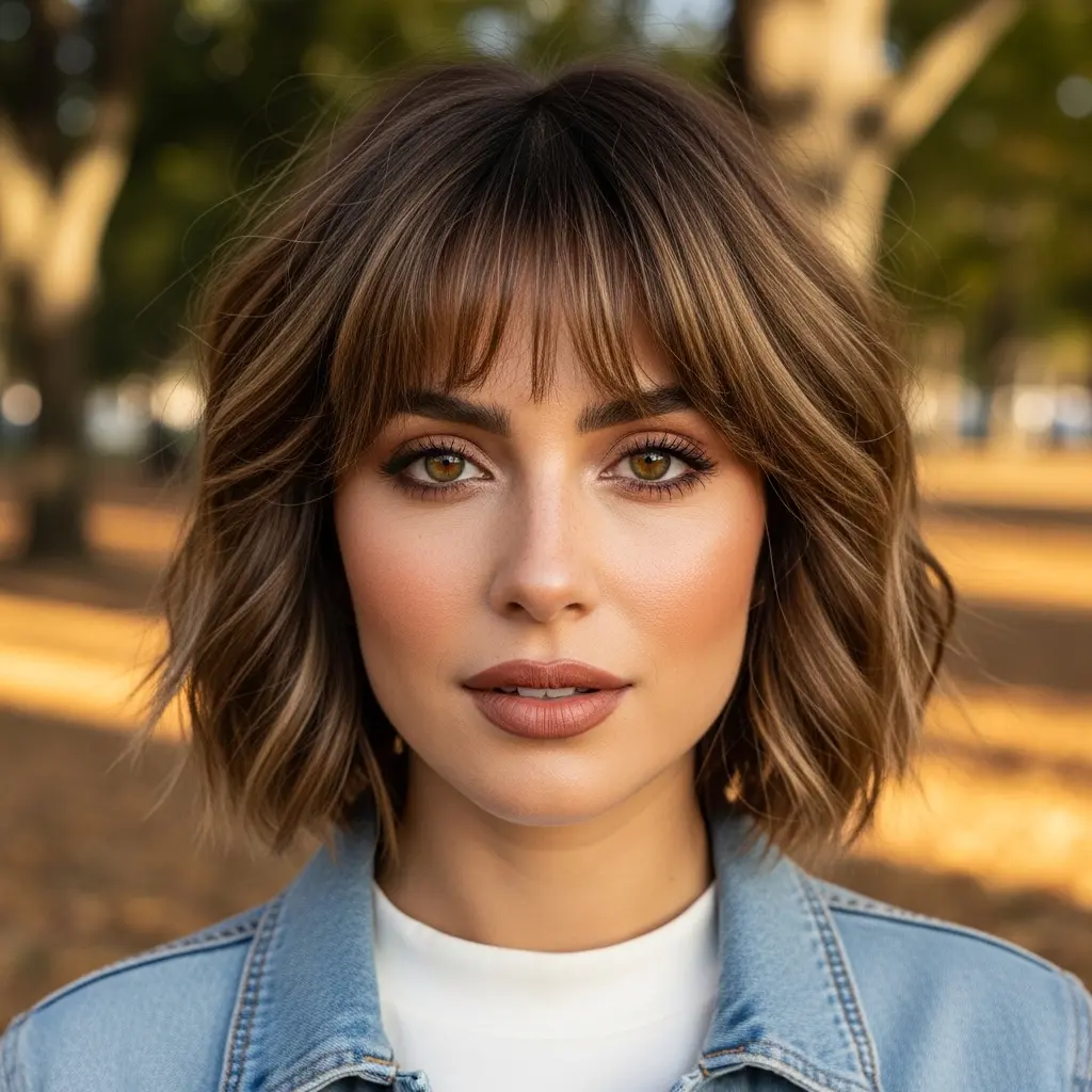 #17 Messy French Bob with Natural Texture