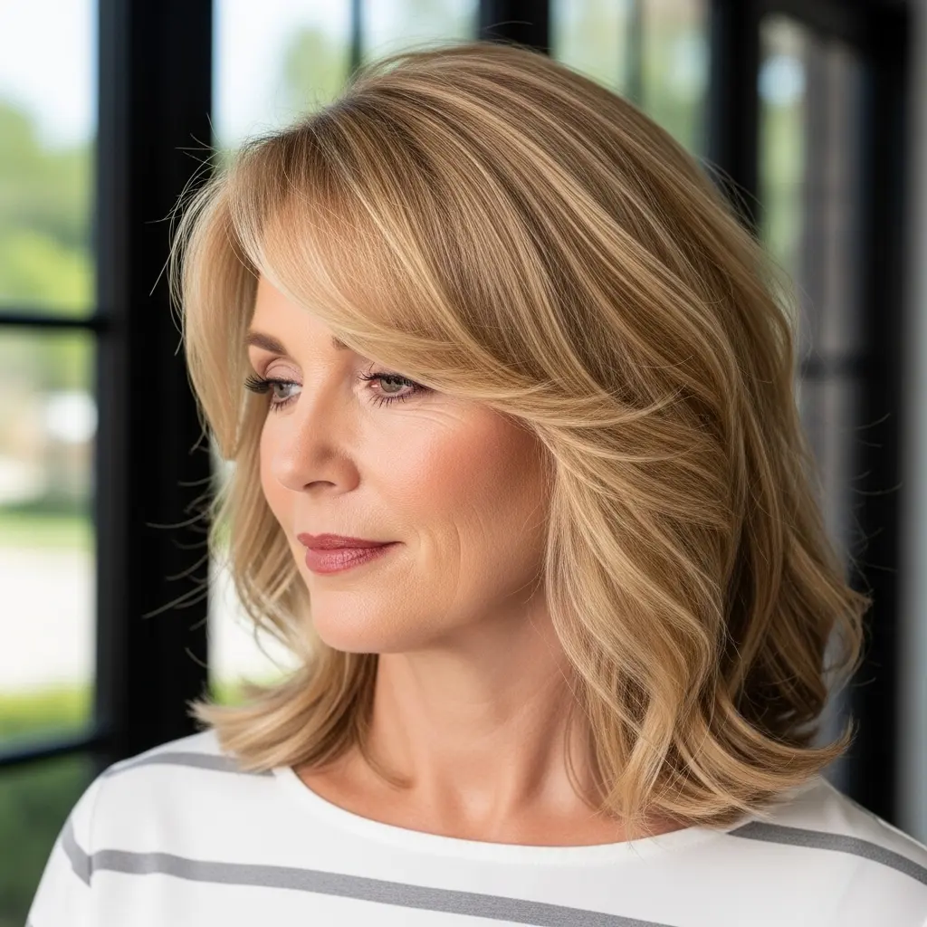 #18 Gorgeous Long Bob with Lived-In Texture