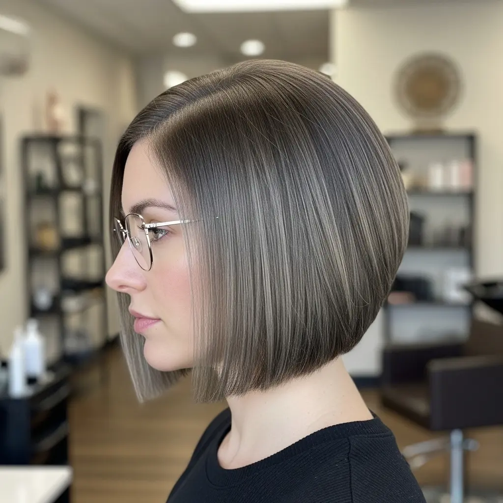 #19 Short-Length Stacked Cut for Fine Hair