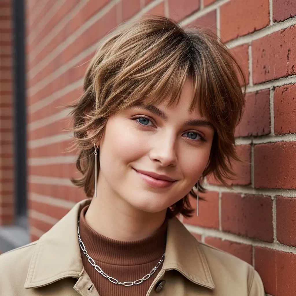 #2 Short 70s Shag Hairstyle