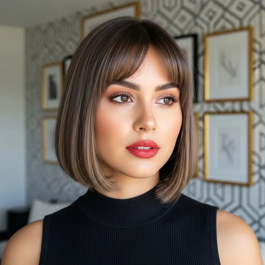 #2 French Bob with Long Bangs