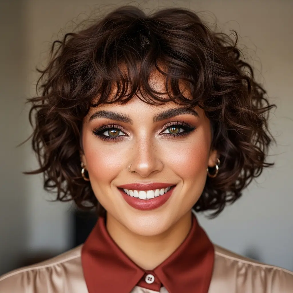 #20 Shaggy Razor Cut for Curly Hair