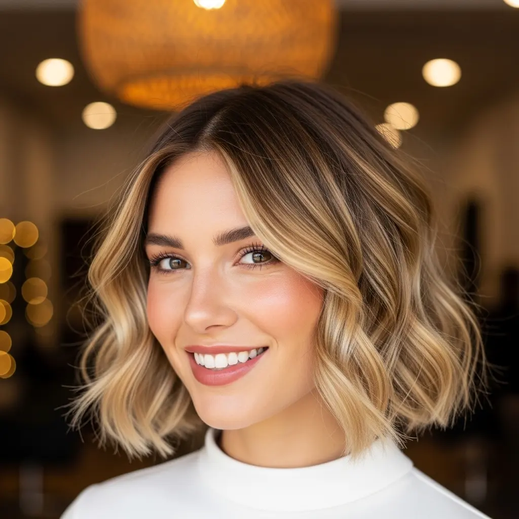 #24 Short Shaggy Bob with Choppy Layers