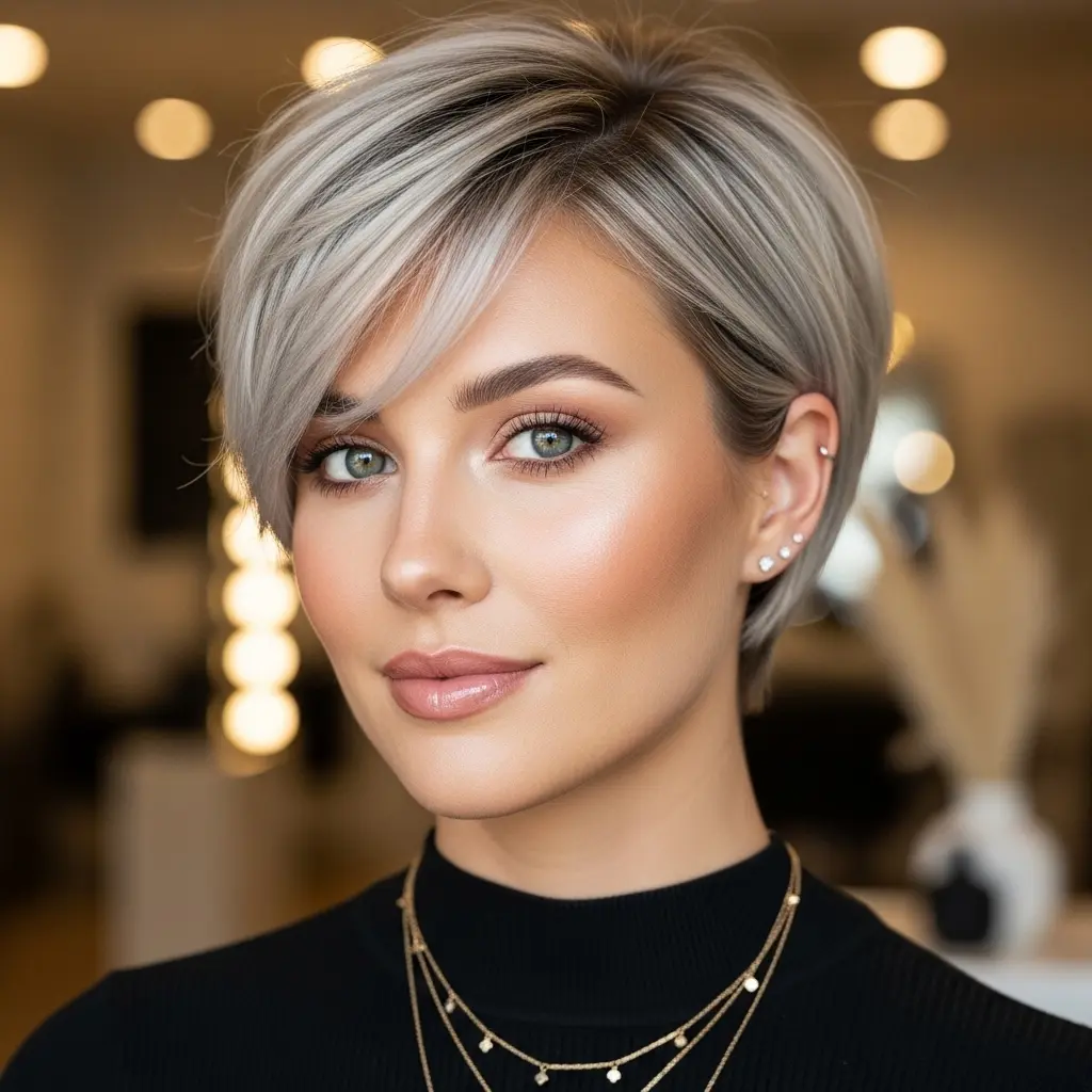 #24 Choppy Pixie for Fine Hair