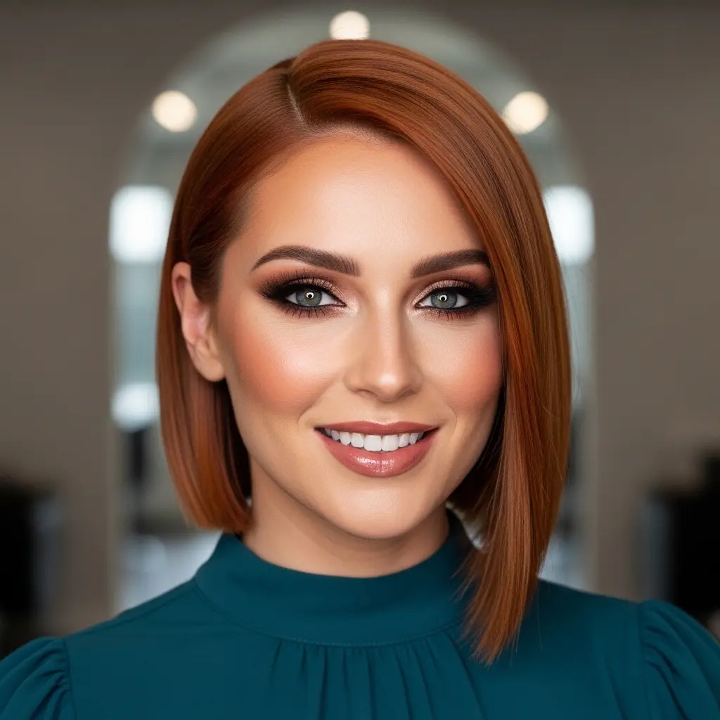 #26 Asymmetrical Side-Parted Lob