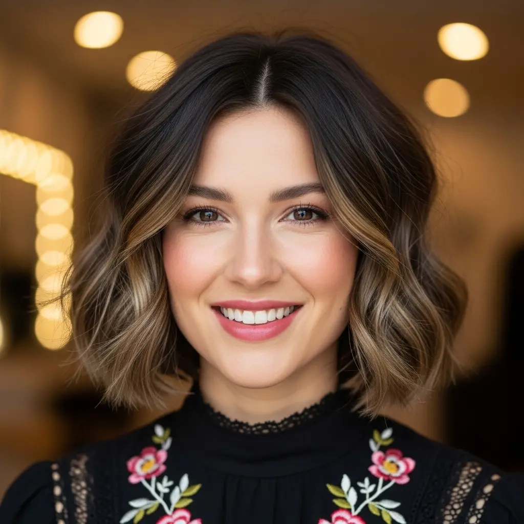 #3 Straight Shaggy Bob with Razored Ends