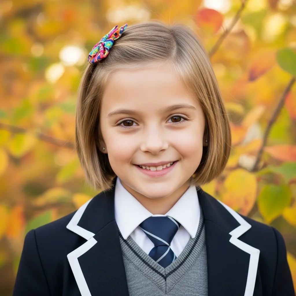 #3 Back-to-School Bob Hairstyle for Girls