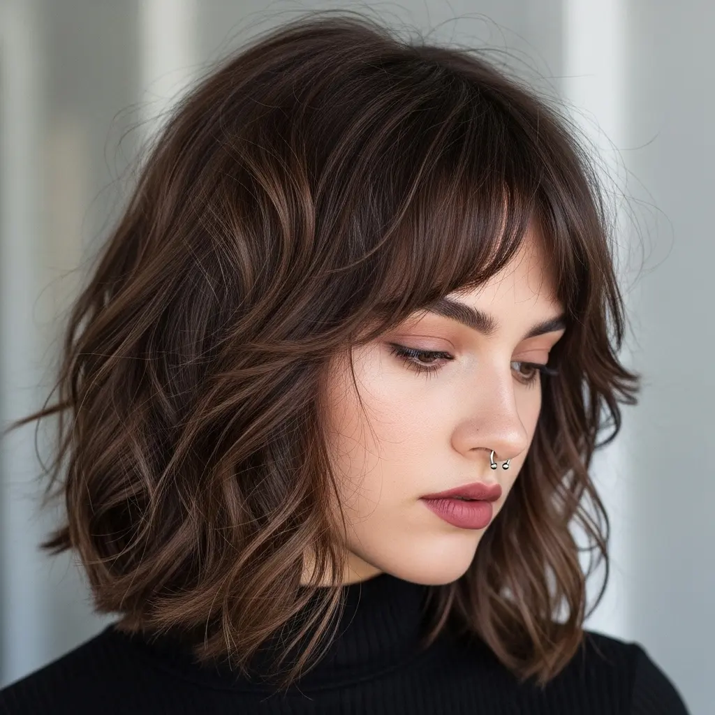 #3 Short 70s Shag Haircut with No Bangs