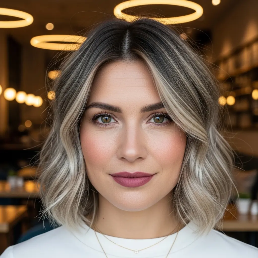 #4 Thick Hair Bob with Textured Waves