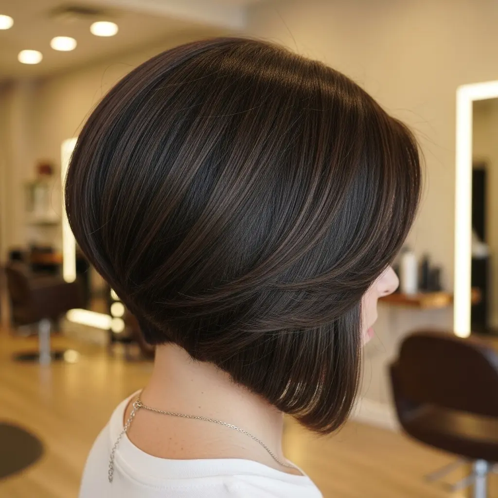 #4 Short Choppy Graduated Bob Cut