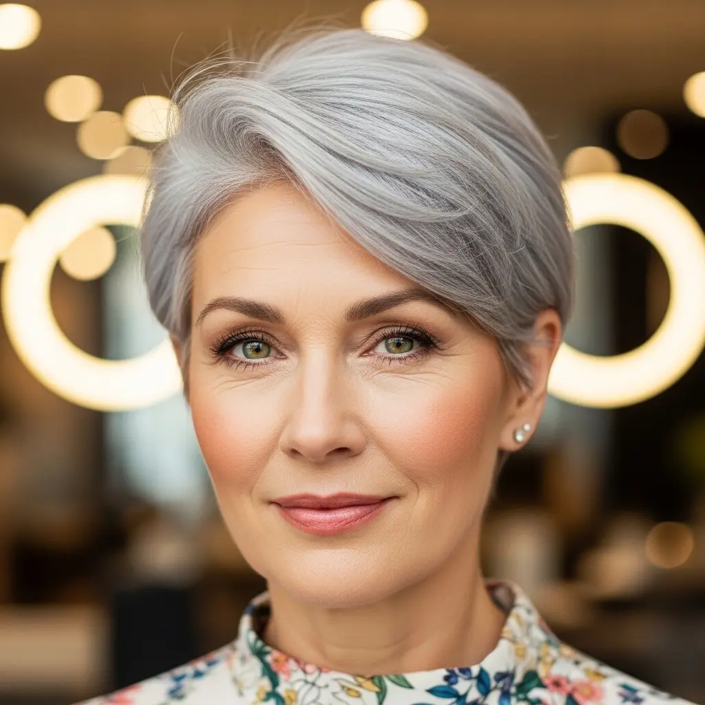 #5 Effortless Pixie for Women Over 70