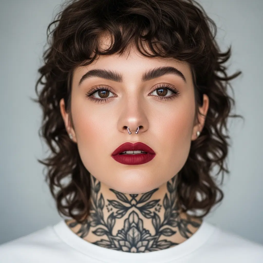 #5 70s Shag Haircut with Short Curly Layers