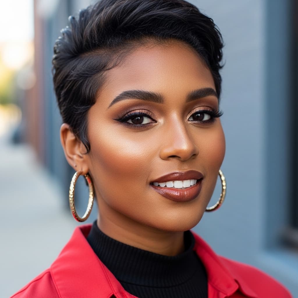 #6 Chic Pixie Cut for Black Women