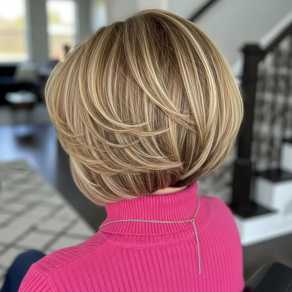 #7 Wedge Haircut with Shorter Layers