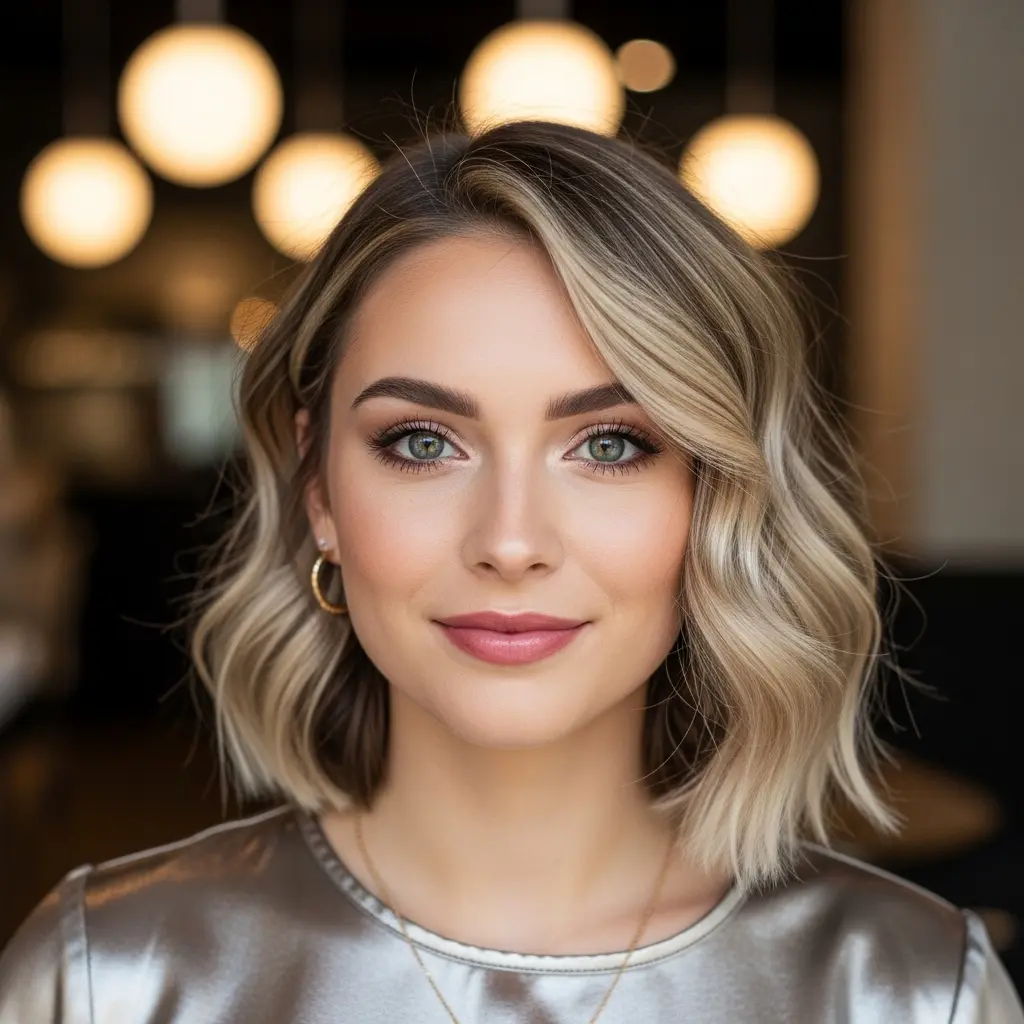#8 Textured Lob for Thin Hair