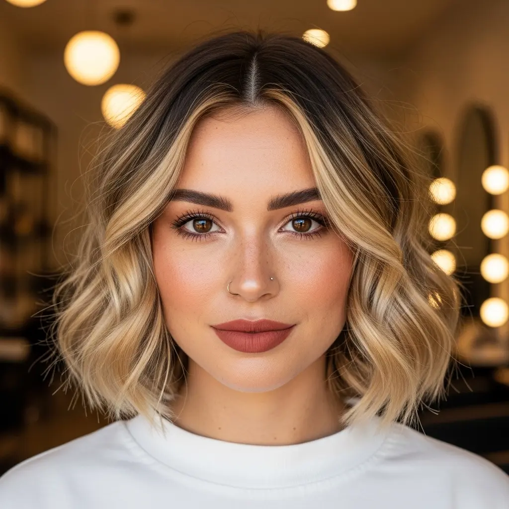 #8 Shagged Bob with Tousled Layers