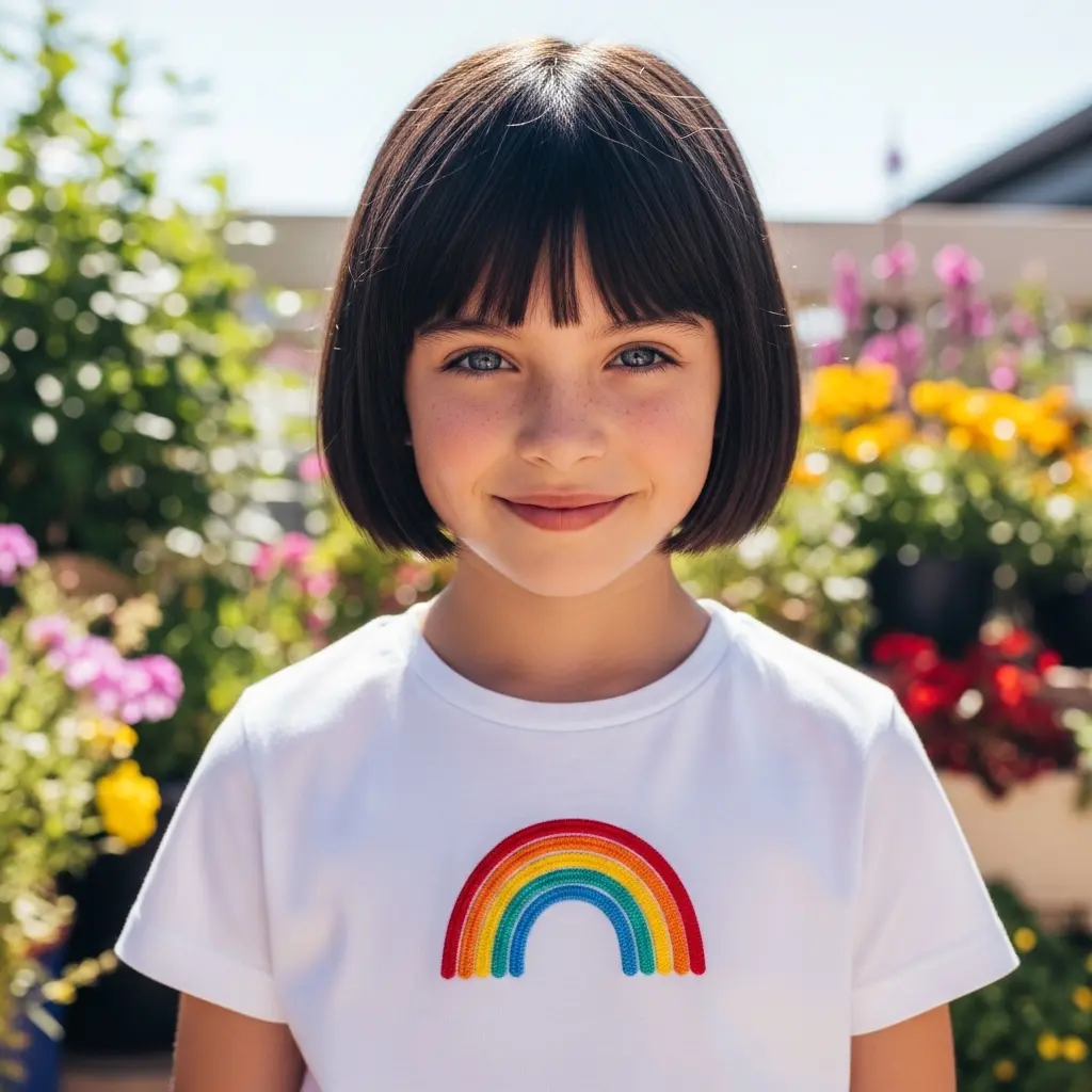 #8 Sleek Jet-Black Chin-Length Bob