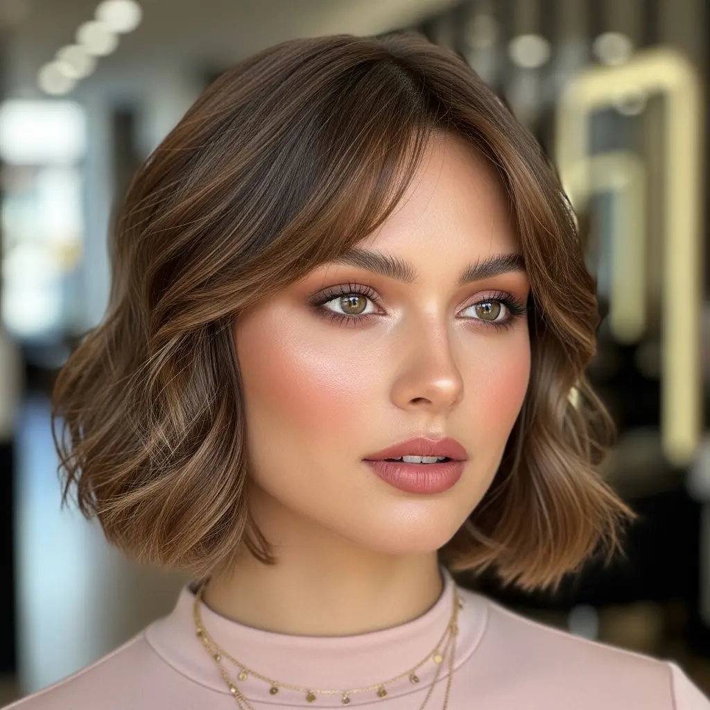 #8 90s Layered Wavy Bob