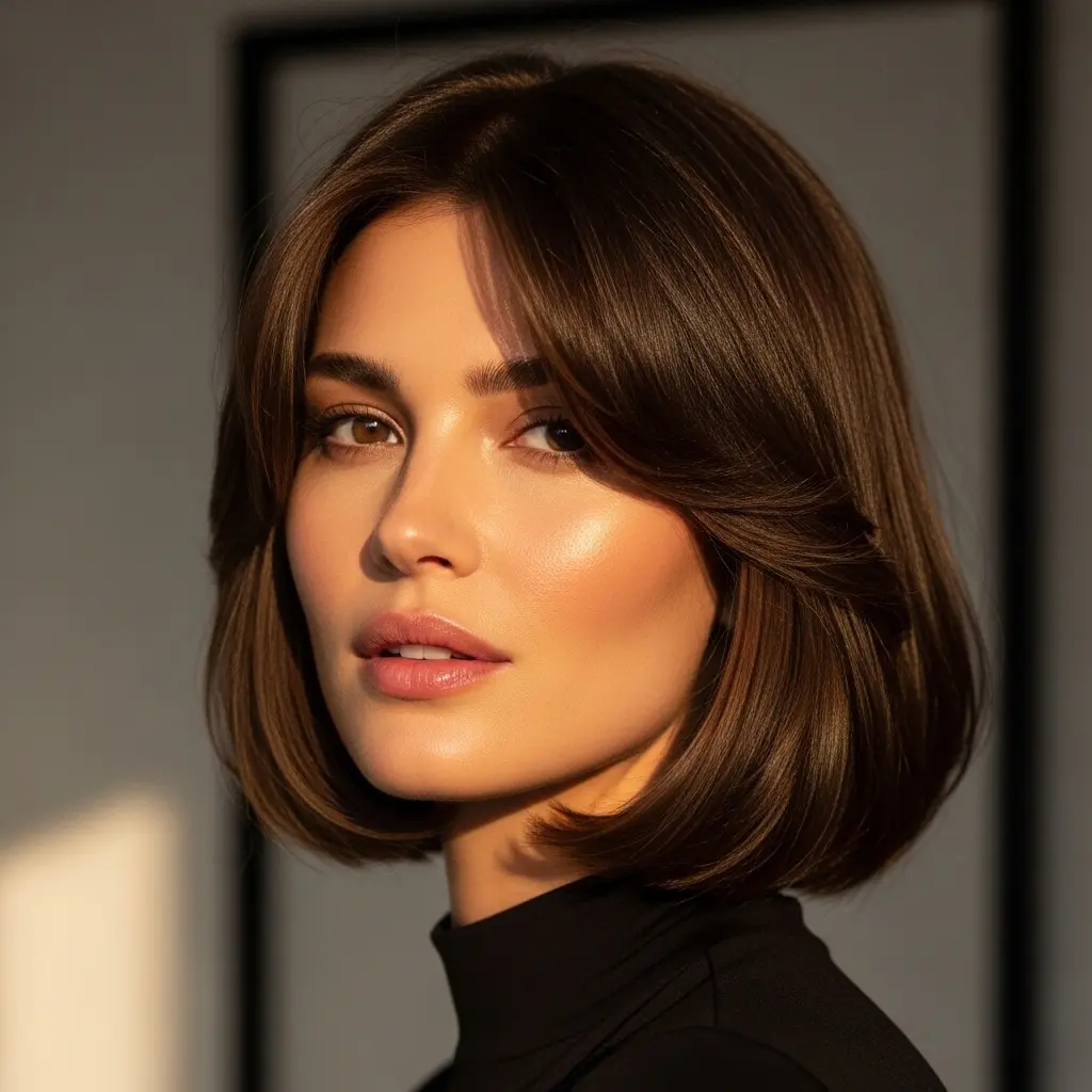 #9 Blowout Bob with Voluminous Bangs