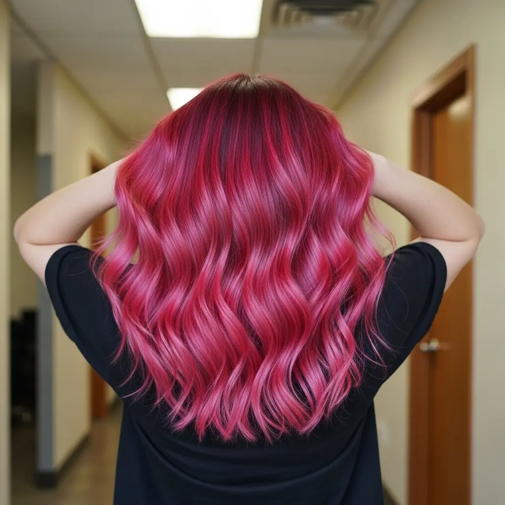 Icy Pink Hair