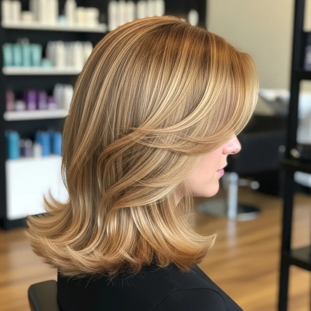 Radiant Ginger Copper Long Layered Cut