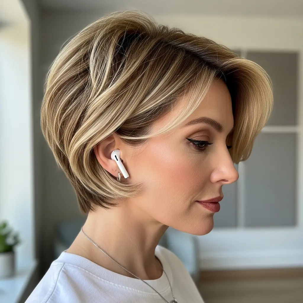 Tousled Pixie Bob Cut