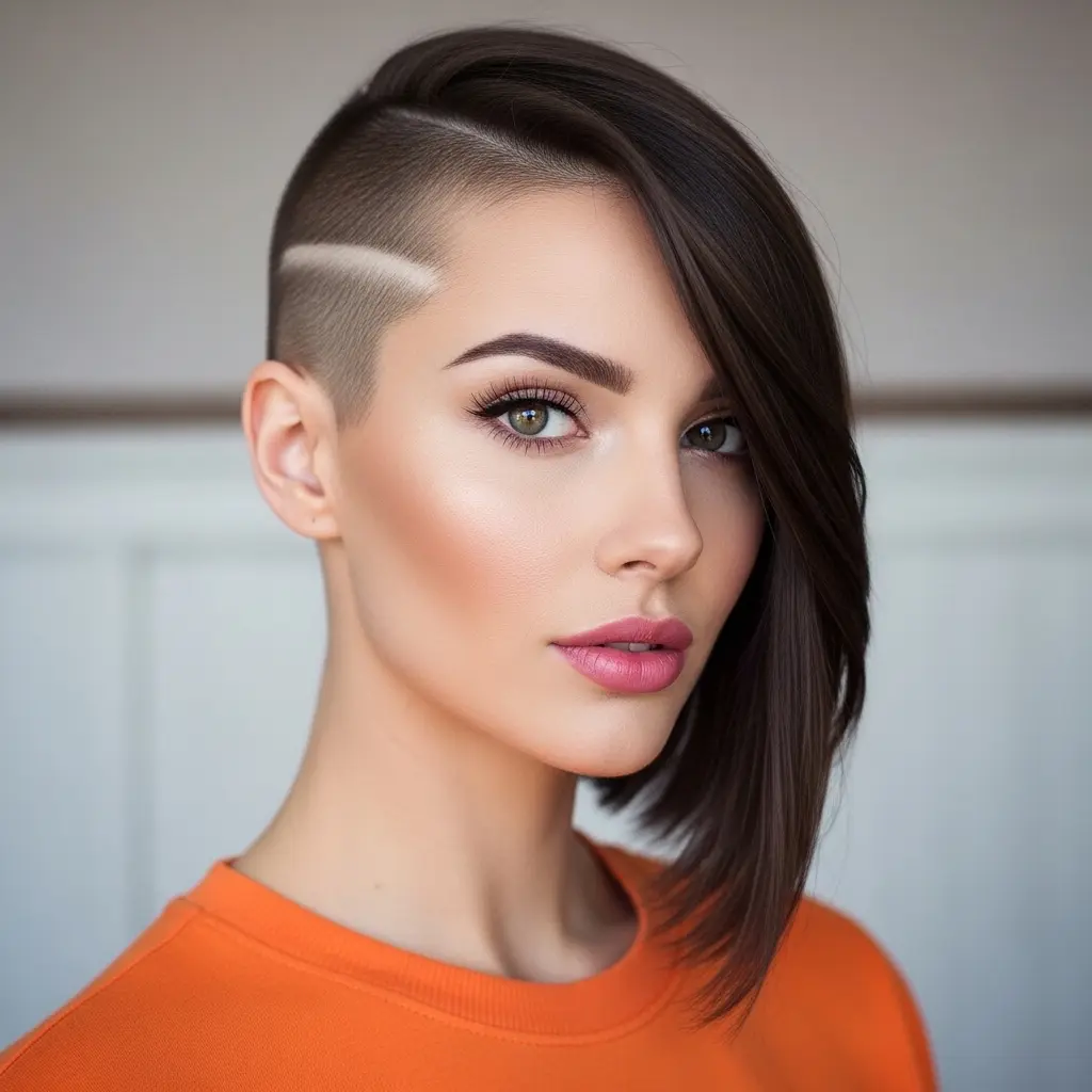 #10 Punk-Inspired Medium-Length Undercut Hair