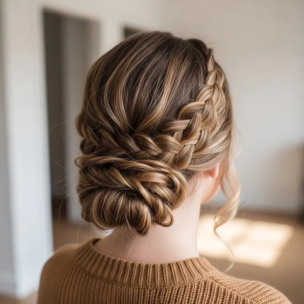#10 Stylish Low Updo