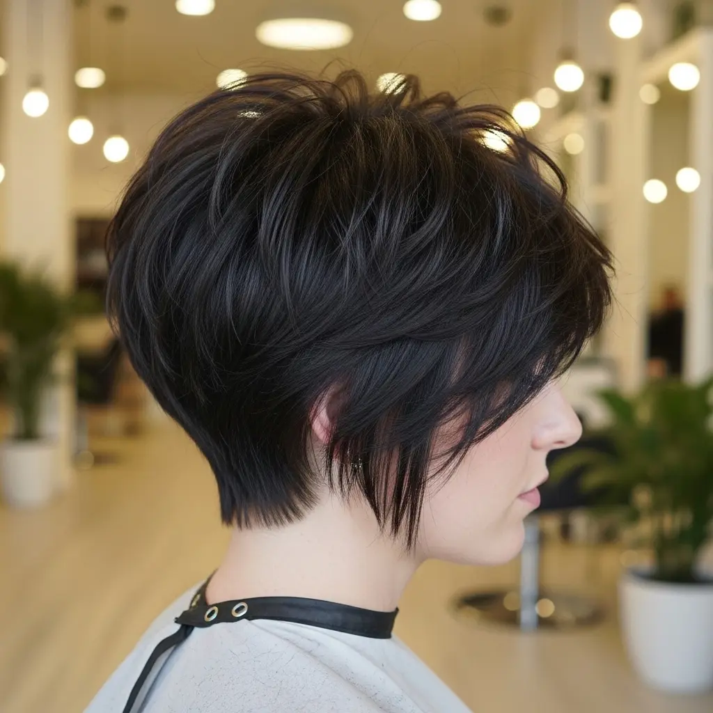 Very Dark Pixie Bob with Visible Layers