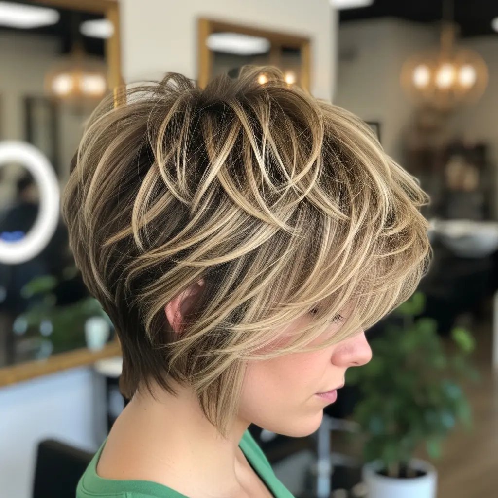 Visibly Layered Pixie Bob