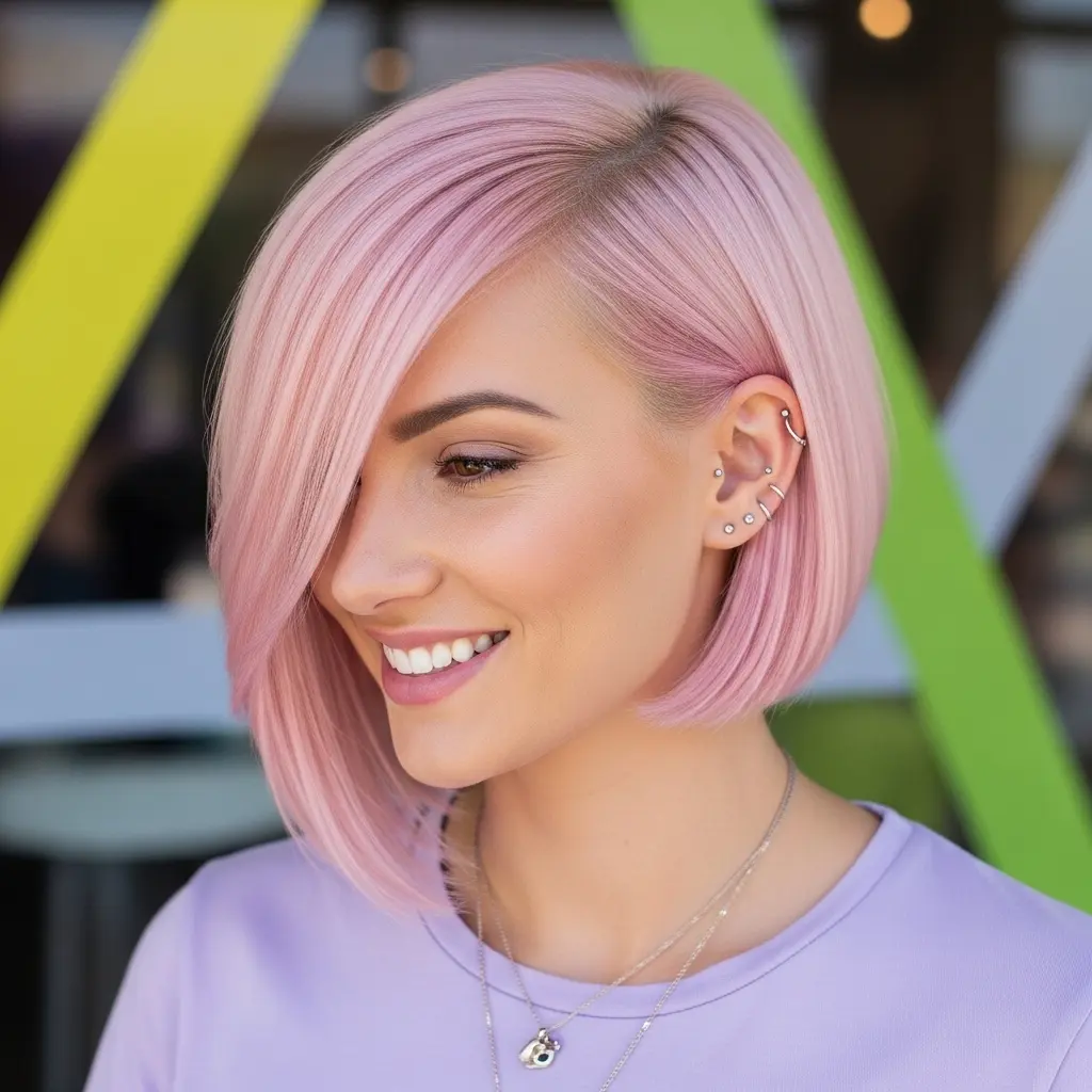 Straight Pink Pixie Bob