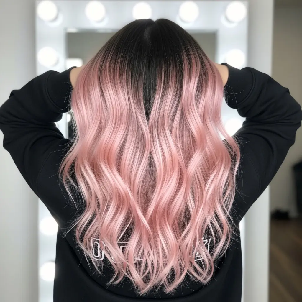 Rose Gold AirTouch Balayage