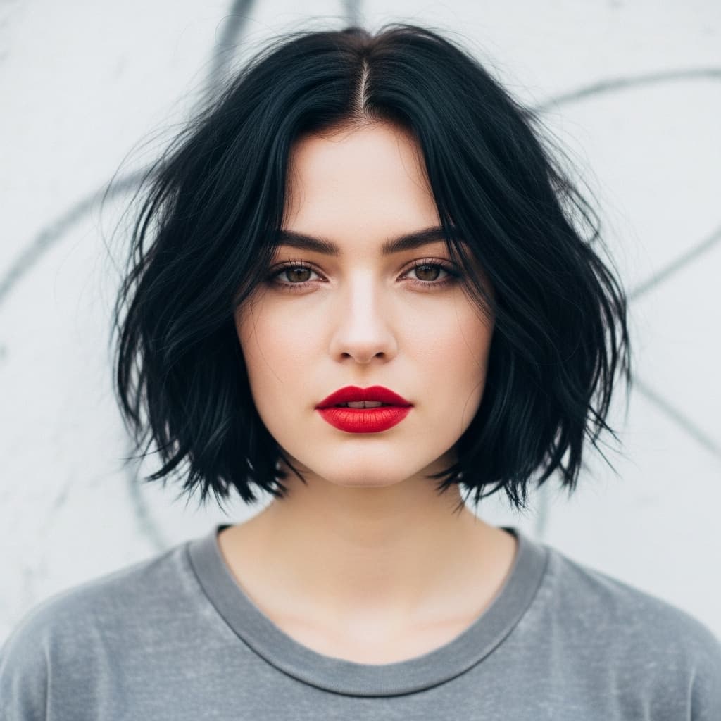 Jaw-Length Edgy Bob