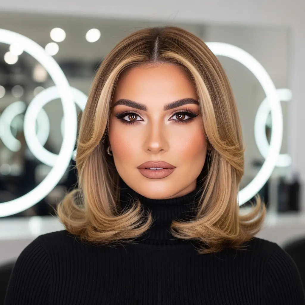 Long Layers on Mid-Length Hair