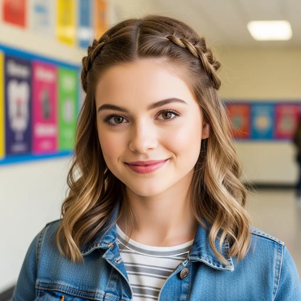 #19 Cute Back To School Braids for Thin Hair