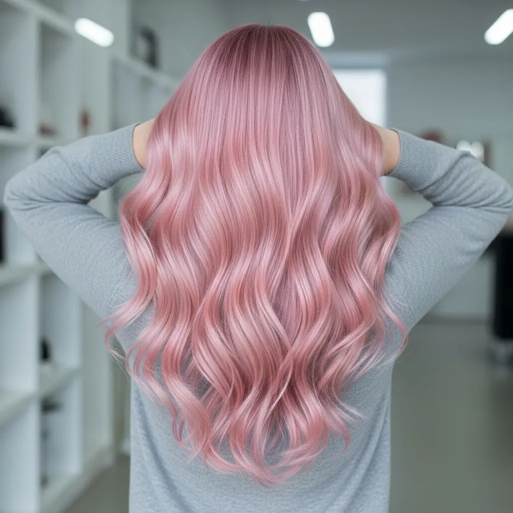 Cotton Candy Pink Hair Dye
