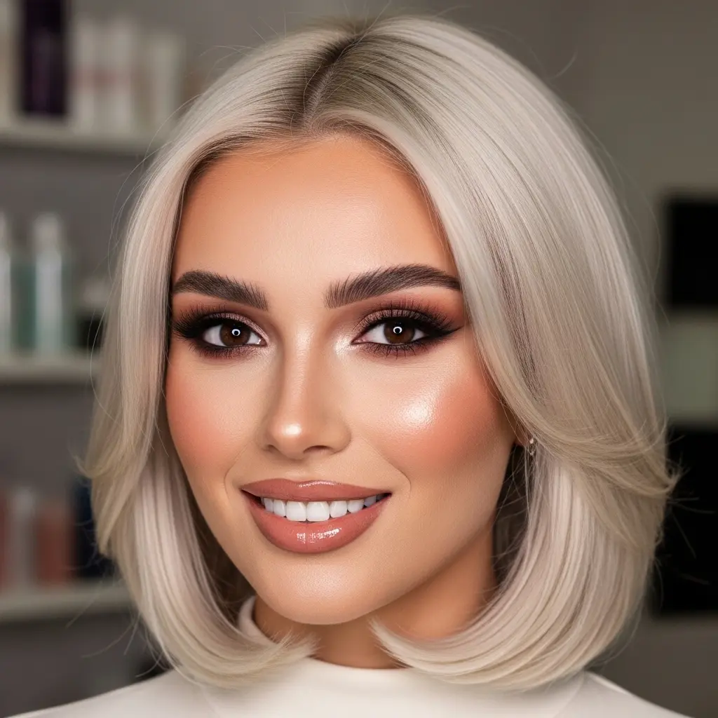 Gorgeous Blonde Face-Framing Cut