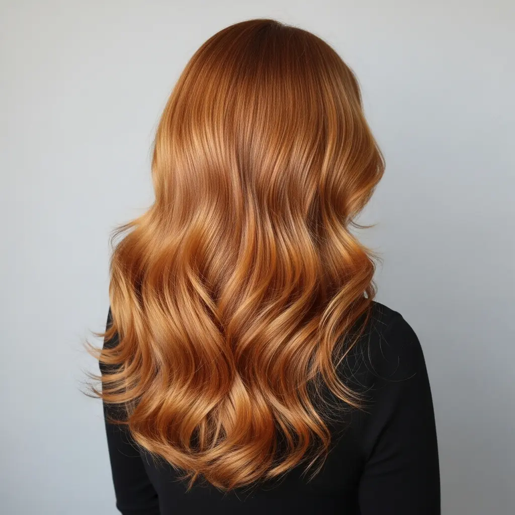 Faded Ginger Copper Elegance