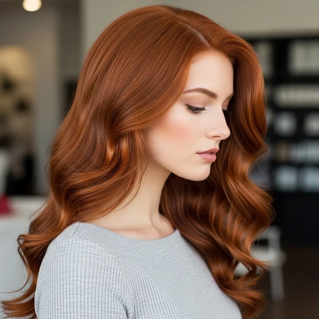 Spicy Ginger Copper Hair Color Fusion