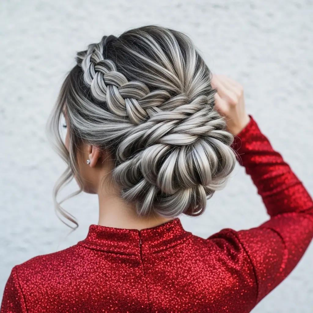 #3 Glam Holiday Updo