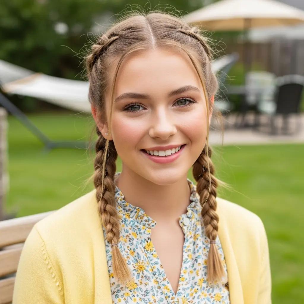 #5 Cute Braids for White Teen Girls with Fine Hair
