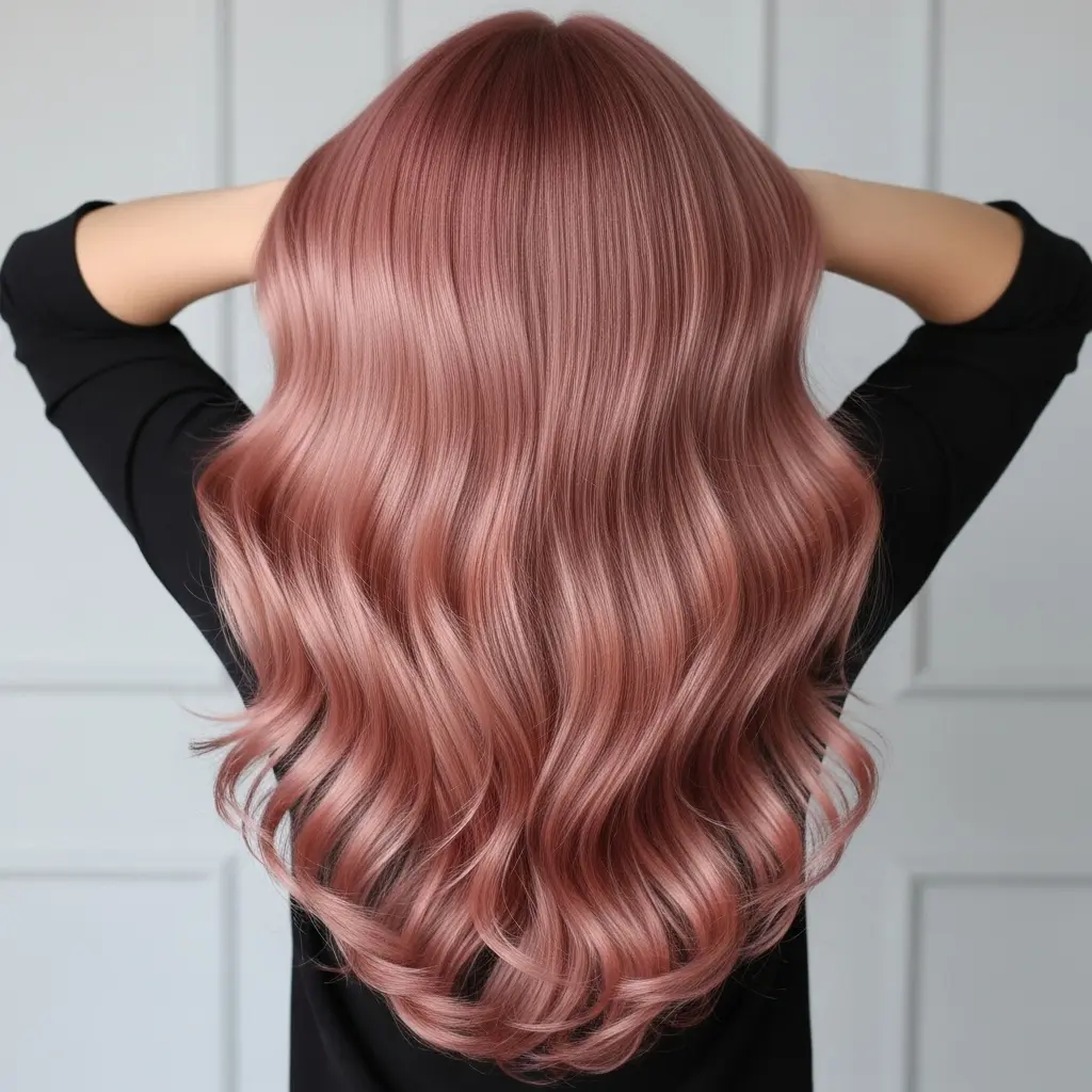 Dark Pink Balayage Hair