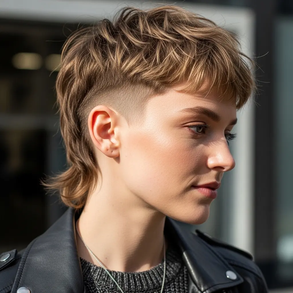 #6 90s-Inspired Mullet with Bangs
