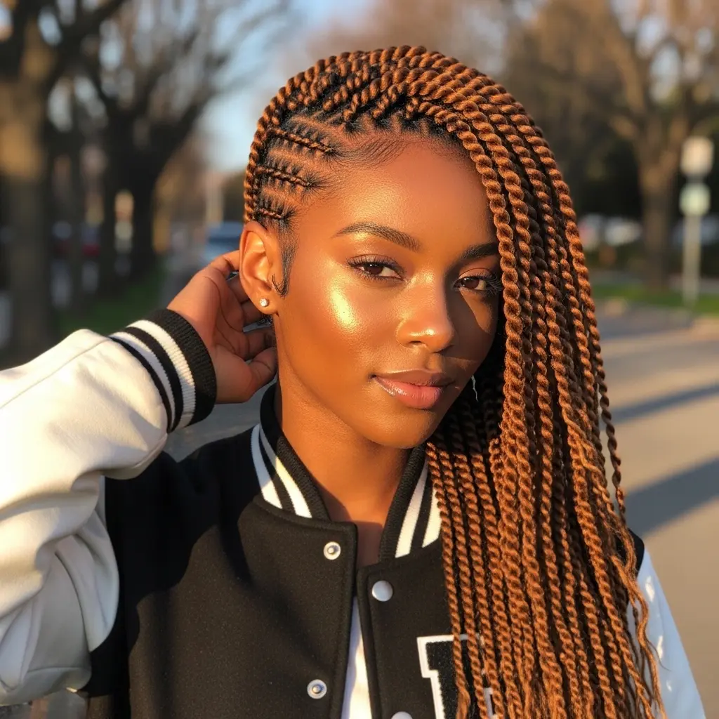 #6 Braided Flip Over Look for Teens